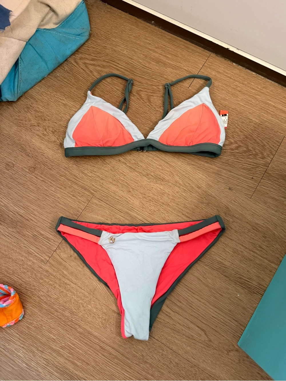 Maaji Blue & Orange Bikini
